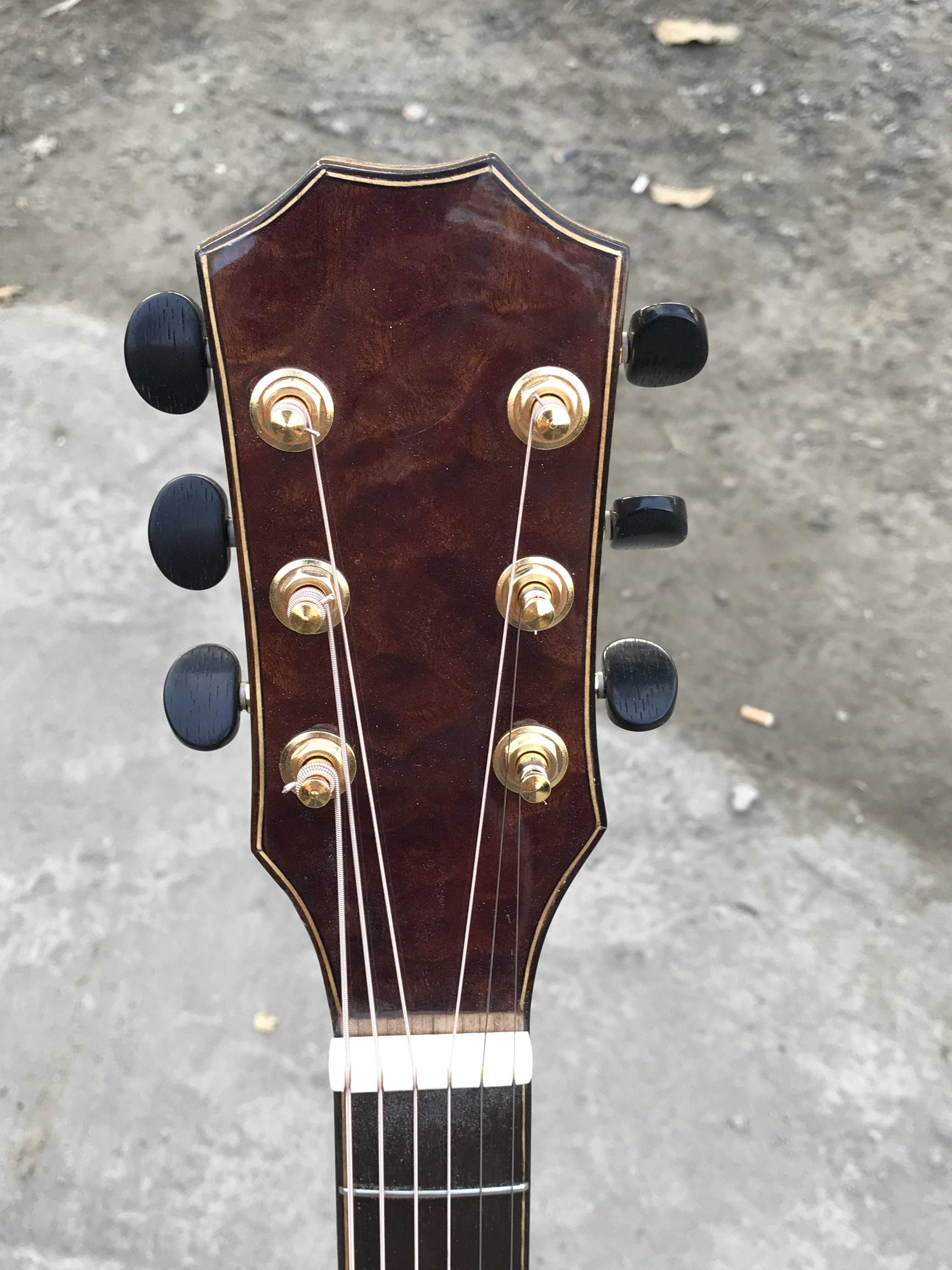 GUITAR ACOUTIC GỖ CẨM ẤN ĐỘ DÁNG A KHUYẾT VÁT TAY